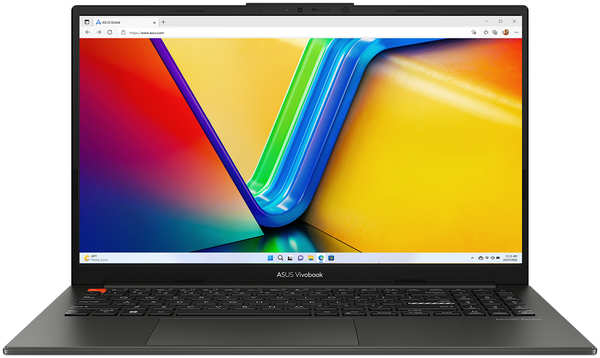 Ноутбук ASUS VivoBook S 15 OLED K5504VA-MA400 90NB0ZK2-M00P50 (15.6″, Core i7 13700H, 16Gb/ SSD 1024Gb, Iris Xe Graphics eligible) Черный 1455732