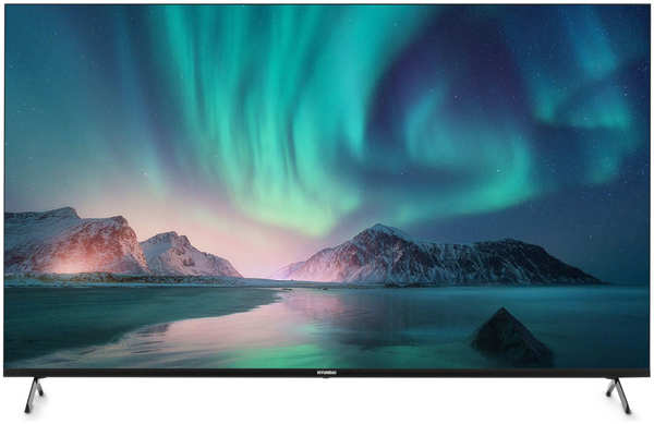 Телевизор Hyundai 55″ LED, UHD, Smart TV (Android TV), Звук (20 Вт (2x10 Вт), 3xHDMI, 2xUSB, 1xRJ-45, Черный, H-LED55BU7006 1459049