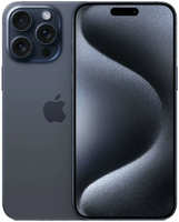 Смартфон Apple iPhone 15 Pro 256Gb Blue Titanium (iOS 17, A17 Pro, 6.1″, 8192Mb / 256Gb 5G ) [MTQC3ZA / A] (MTQC3ZA/A)