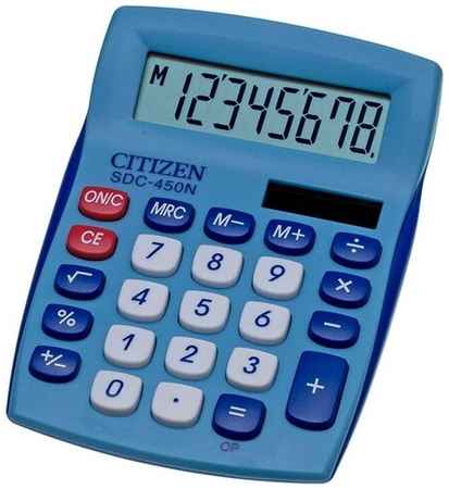 Калькулятор бухгалтерский CITIZEN SDC-450N, розовый 19001495807