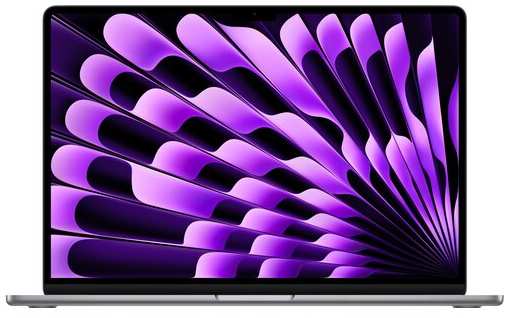 15.3″ Ноутбук Apple MacBook Air 15 2023 2880x1864, Apple M2, RAM 8 ГБ, LPDDR5, SSD 512 ГБ, Apple graphics 10-core, macOS, MQKQ3LL/A, space , английская раскладка