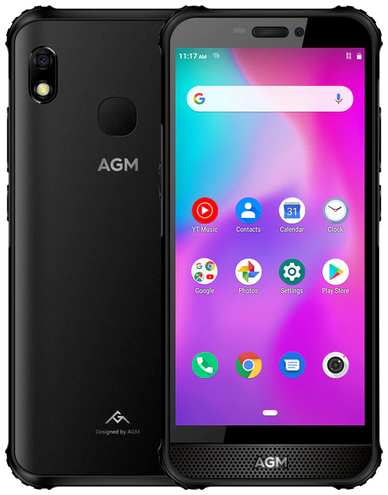 Смартфон AGM A10 3/32 ГБ, Dual nano SIM, черный 19003223486