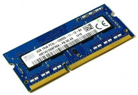Оперативная память Hynix 4 ГБ DDR3L 1600 МГц SODIMM CL11 HMT451S6BFR8A-PB 19003730042