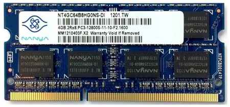 Оперативная память Nanya 4 ГБ DDR3 1600 МГц SODIMM CL11 NT4GC64B8HG0NS-DI