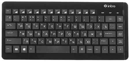 Игровая беспроводная клавиатура Intro KW474B Black USB черный, английская/русская (ANSI), 1 шт 19004114487