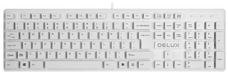 Клавиатура Delux KA150U White USB белый, 1 шт 19004500417
