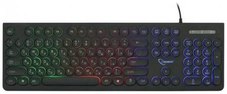 Клавиатура Gembird KB-240L Black USB черный, английская/русская (ANSI) 19004791623