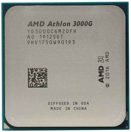 Процессор AMD Athlon 3000G AM4, 2 x 3500 МГц, OEM 19004834495