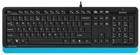 Клавиатура A4Tech Fstyler FK10 Black-Blue USB черный 19004872623