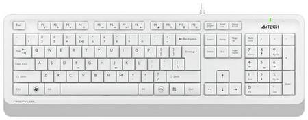Клавиатура A4Tech Fstyler FK10 White USB белый, русская 19004896751