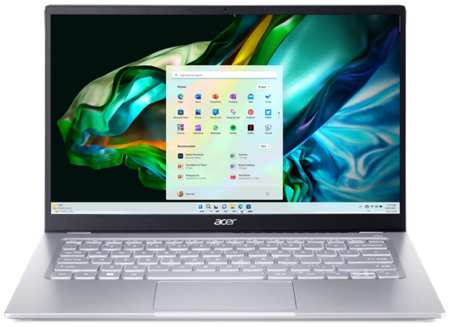 14″ Ноутбук Acer Swift Go 14 SFG14-41-R2U2 1920x1080, AMD Ryzen 5 7530U 2 ГГц, RAM 16 ГБ, LPDDR4X, SSD 512 ГБ, AMD Radeon Graphics, Windows 11 Home, SFG14-41-R2U2, серебристый 1901138262