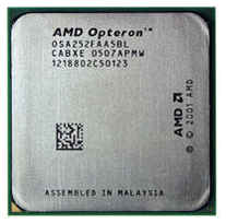 Процессор AMD Opteron 848 Sledgehammer S940, 1 x 2200 МГц, OEM 19013769