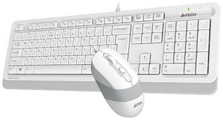 Комплект клавиатура + мышь A4Tech Fstyler FG1010, черный, английская/русская 19016232306