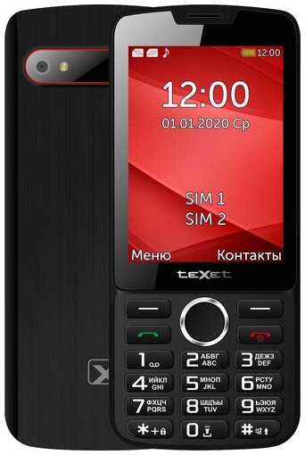 TeXet TM-308, черный 19016290492