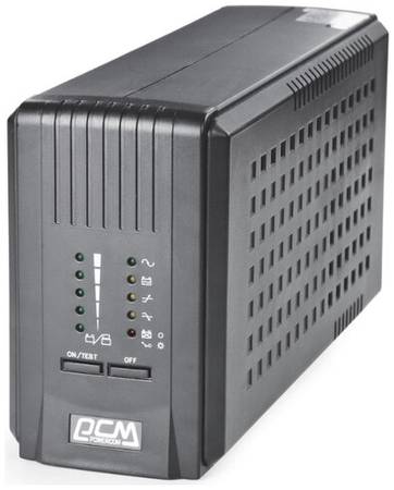 Интерактивный ИБП Powercom SMART KING PRO+ SPT-500-II черный 400 Вт