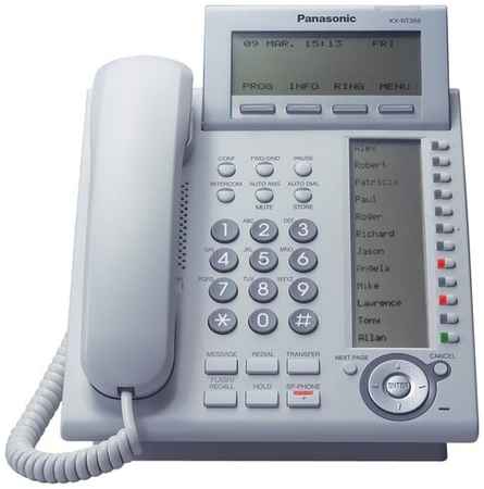 VoIP-телефон Panasonic KX-NT366 белый белый 190225499