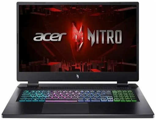 Ноутбук Acer Nitro 17 AN17-51-716G, 17.3″ (2560x1440) IPS 165 Гц/Intel Core i7-13700H/16ГБ DDR5/1ТБ SSD/GeForce RTX 4050 6ГБ/Без ОС, черный (NH. QK5CD.001) 1902339720