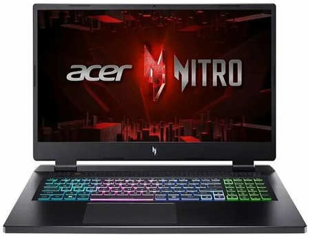 Ноутбук Acer Nitro 17 AN17-41-R0LG 17.3″ (2560x1440) IPS 165Гц/AMD Ryzen 5 7640HS/16ГБ DDR5/1ТБ SSD/GeForce RTX 4050 6ГБ/Без ОС, черный (NH. QKLCD.005) 1902350551