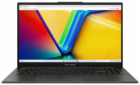 Ноутбук ASUS Vivobook S 15 OLED K5504VA-MA278W, 15.6″ (2880x1620) OLED 120Гц/Intel Core i9-13900H/16ГБ LPDDR5/1ТБ SSD/Iris Xe Graphics/Win 11 Home, черный (90NB0ZK2-M00LT0) 1902350553