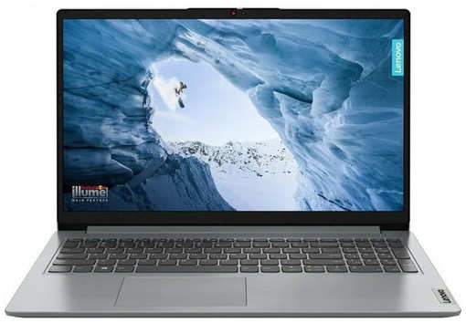 Ноутбук Lenovo IdeaPad 1 15IGL7 15.6 (1920x1080) TN/Intel Celeron N4020/8ГБ DDR4/256ГБ SSD/UHD Graphics/Без ОС (82V700EMUE)