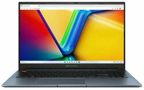 Ноутбук ASUS Vivobook Pro 15 OLED K6502VJ-MA143, 15.6″ (2880x1620) OLED 120Гц/Intel Core i5-13500H/16ГБ DDR5/512ГБ SSD/GeForce RTX 3050 4ГБ/Без ОС, синий (90NB11K1-M004Y0) 1902354279