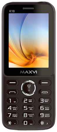 Телефон MAXVI K18, 2 SIM, черный 19025019433