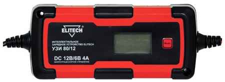 Зарядное устройство ELITECH УЗИ 80/12 красный/черный 80 Вт 1 А 4 А 19025289188