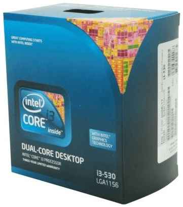 Процессор Intel Core i3-530 LGA1156, 2 x 2933 МГц, HP 190478719