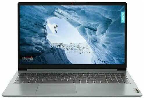 Ноутбук Lenovo IdeaPad 1 15IGL7 Celeron N4020/8Gb/256Gb SSD/15.6″ FullHD/DOS Grey 1904930719