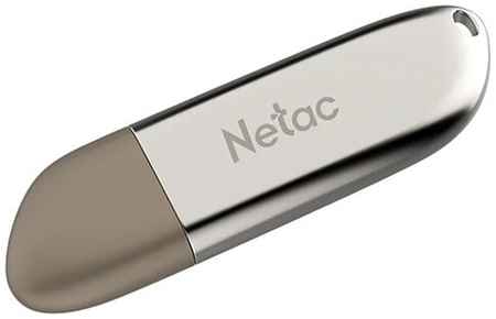 Флешка Netac U352 USB 2.0 8 ГБ, 1 шт., серебристый/коричневый 19058804464