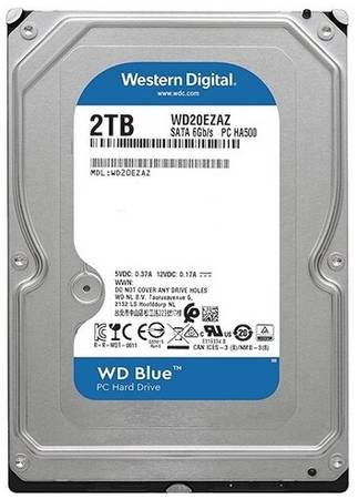 Жесткий диск Western Digital WD Blue 2 ТБ WD20EZAZ 19058872404