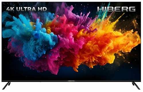 Телевизор HIBERG 65Y UHD, диагональ 65 дюймов, Ultra HD 4K, HDR, Smart TV, голосовое управление Алиса