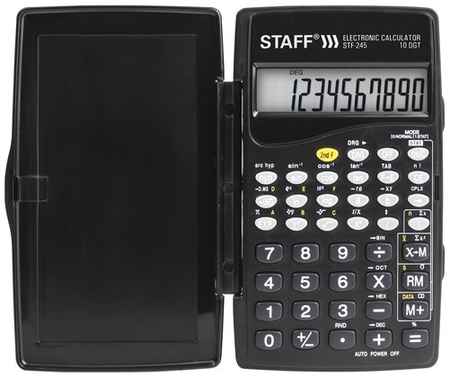 Калькулятор научный STAFF STF-245, черный 19083144548