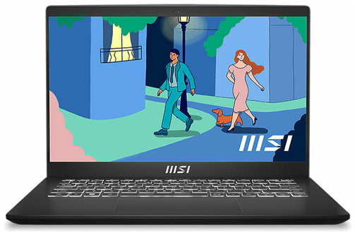 Ноутбук MSI Modern 14 C7M-238RU 9S7-14JK12-238 (14″, Ryzen 5 7530U, 8 ГБ/ SSD 512 ГБ, Radeon Graphics) Черный 1908836281