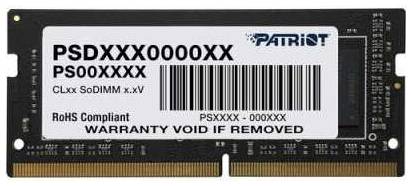 Оперативная память Patriot Memory SL 32 ГБ DDR4 SODIMM CL22 PSD432G32002S 19090417412