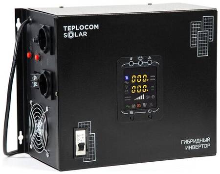 ИБП с двойным преобразованием TEPLOCOM TEPLOCOM SOLAR-1500 черный 1050 Вт