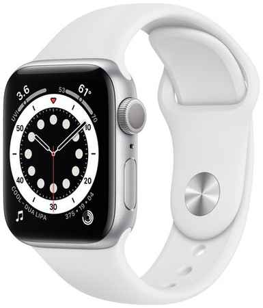 Умные часы Apple Watch Series 6 40 мм Steel Case GPS + Cellular, золотистый/deep navy sport band 19093833474