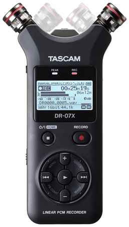 Диктофон Tascam DR-07X черный 19097248525