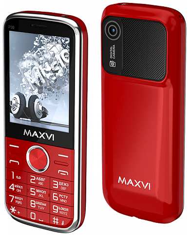 MAXVI P30, 2 SIM, красный 1910116604