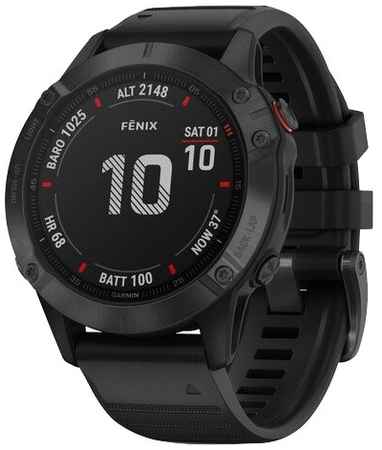 Умные часы Garmin Fenix 6 Pro 33 мм GPS, черный 19101208456