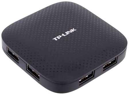 USB-концентратор TP-LINK UH400, разъемов: 4, 5 см, черный 19112254412