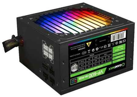 Блок питания GameMax VP-600-M-RGB 600W черный BOX 19121175826