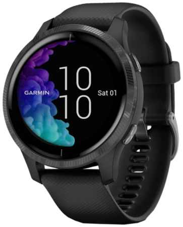 Умные часы Garmin Venu, синий гранит/серебристый 19132105480