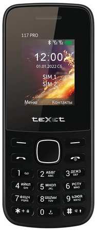 TeXet TM-117 PRO, 2 SIM, черный 1913984009