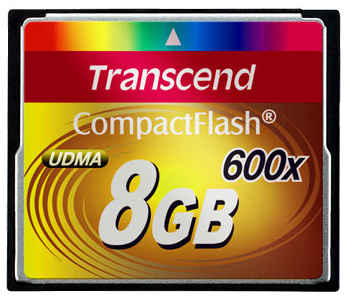 Карта памяти Transcend Compact Flash 64 ГБ, R/W 90/90 МБ/с
