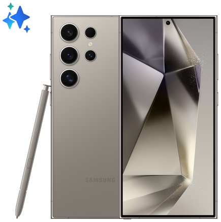 Смартфон Samsung Galaxy S24 Ultra 12/256 ГБ, Dual: nano SIM + eSIM, Titanium Yellow 1914089732