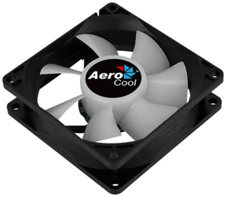 Вентилятор для корпуса AeroCool Frost 8, черный/прозрачный/RGB подсветка 19141518443