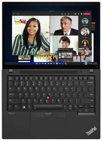 Ноутбук Lenovo ThinkPad T14 Gen 4 21HEA02700 (Core i7 2200 MHz (1360P)/16384Mb/512 Gb SSD/14″/1920x1200/nVidia GeForce MX550 GDDR6/Win 11 Pro)