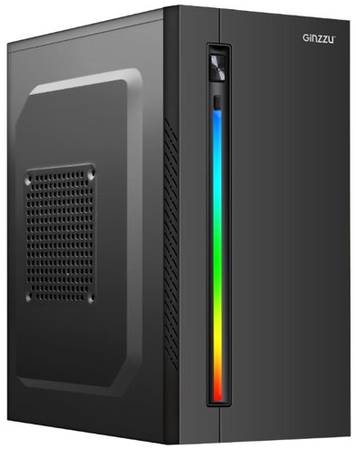 Компьютерный корпус Ginzzu D350 RGB черный 19179312470
