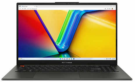 Ноутбук ASUS Vivobook S 15 OLED K5504VA-MA343W Intel i9-13900H/16G/1T SSD/15,6″ 2.8K (2880 x1620) OLED/Intel Iris Xe/Win11 Черный, 90NB0ZK5-M00L10 191978251